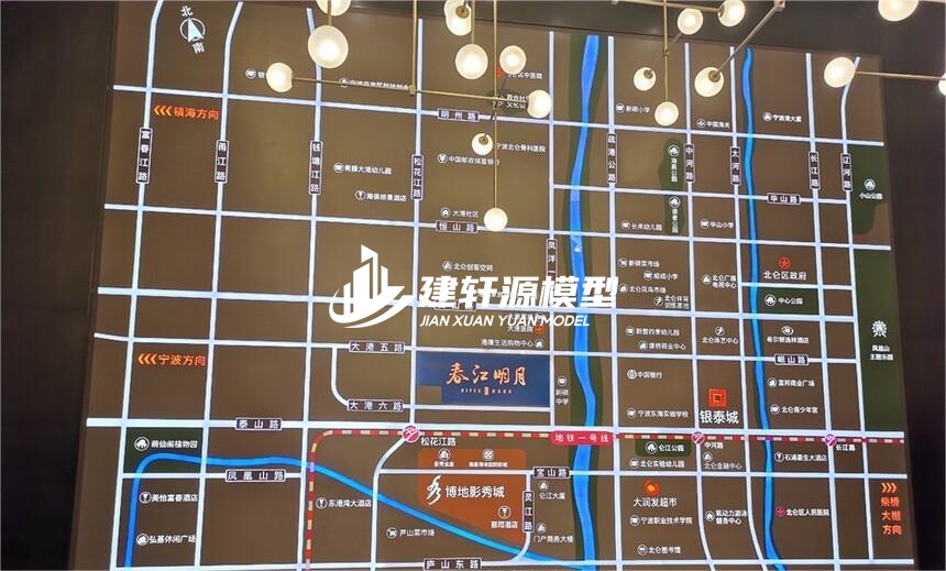 赤城房产壁挂模型